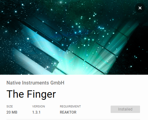Native Instruments The Finger